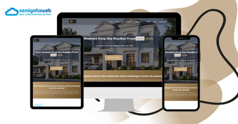 Website Company Profile - CV Deepa Nusantara Group