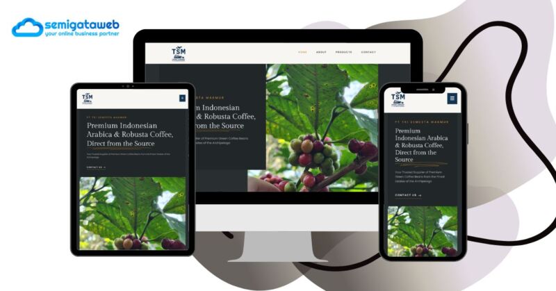 Website Company Profile - Tri Semesta Makmur